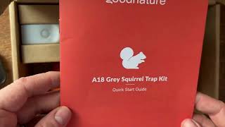 The Goodnature A18 Grey Squirrel Trap Unboxing