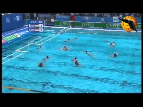Hungary 9 Netherlands 8 Women European Champs. Eindhoven 2012 prel. 20.1.12 water polo
