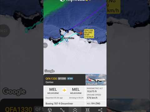 There's A Qantas Boeing 787-9 Dreamliner Circling Around In Antarctica