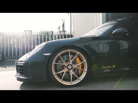 911 Turbo S with Vossen x Champion Motorsport 21\" RS74 Wheels