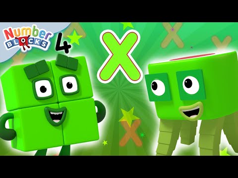 La Multiplicación, NIVEL 4 | Episodios completos - 123 | Numberblocks en Español