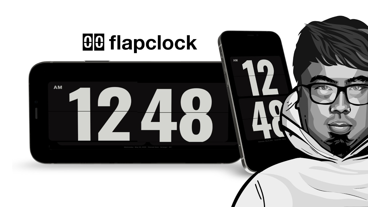 Flap Clock - Digital Clock for Creatives