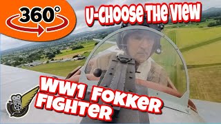 Fokker Eindecker Flight - Onboard 360° View