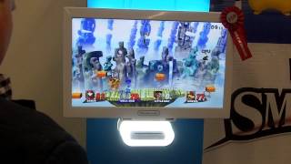 Super Smash Bros. Wii U - Giga Bowser on Mushroom Kingdom U Gameplay (Gamescom 2014)