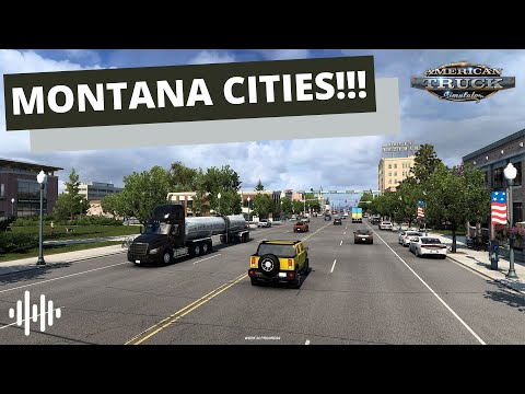 MONTANA DLC - CITIES!!! | American Truck Simulator (ATS) Montana DLC | Prime News