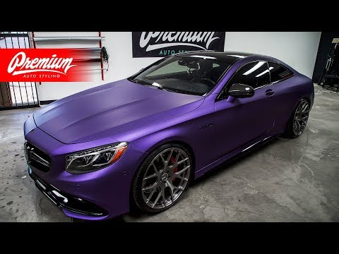 Watch Us Vinyl Wrap This Car! Mercedes Benz S63 AMG Watch Us Vinyl Wrap This Car! Mercedes Benz S63 AMG