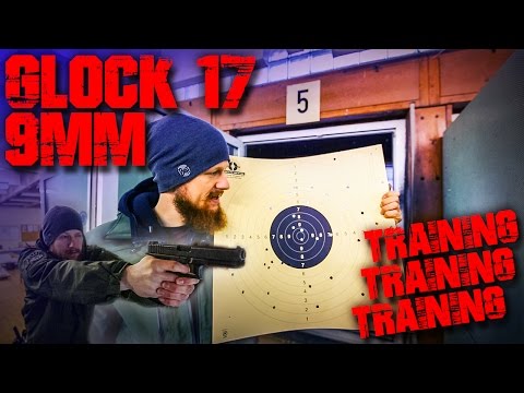 Glock 17 Gen 4 deutsch - G17 9mm Pistole schießen shooting - Deutschland Schießstand Test