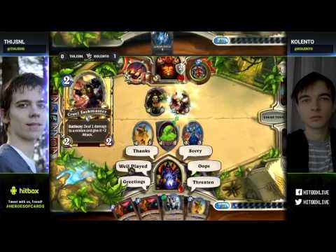 HEARTHSTONE - THIJSNL vs KOLENTO - Heroes Of Cards 2 - Viciuslab