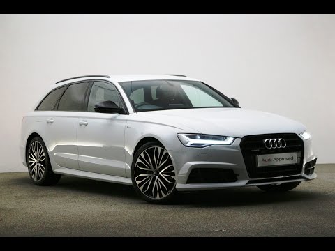 AUDI A6 AVANT TDI QUATTRO S LINE BLACK EDITION WHITE 2018