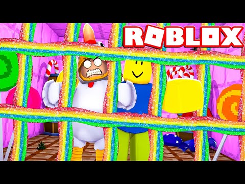SCAPPIAMO DALLA PRIGIONE DI CARAMELLE SU ROBLOX!!