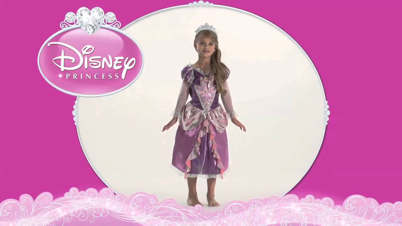 Girls Deluxe Shimmer Disneys Tangled Rapunzel Costume