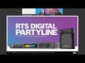 RTS digital partyline intercom: Meet OMS & DBP