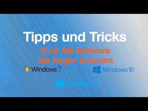 f.lux Mit Software die Augen schonen