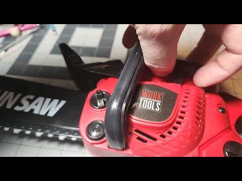 Cheap chainsaw toy demo.