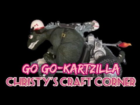 Christy's Craft Corner - Episode 4 - Round 2 Godzillas Go-kart Model Kit Build Review