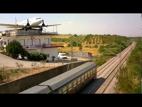 Train-spotting at Macedonia Greece (22/07/12)