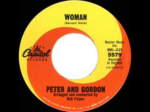 1966 HITS ARCHIVE: Woman - Peter & Gordon (mono 45)
