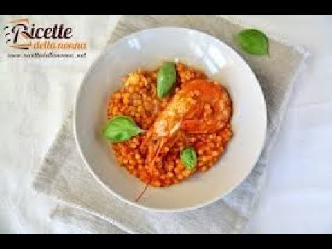Fregola ai frutti di mare a modo mio in 10 minuti Seafood fregola my way in 10 minutes