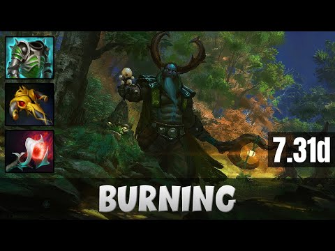 BURNING Nature's Prophet BOTTOM LANE Gameplay | Dota 2 Full Game