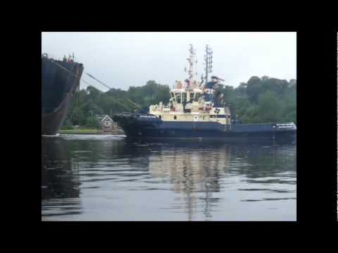 Aircraft Carrier Block on Barge