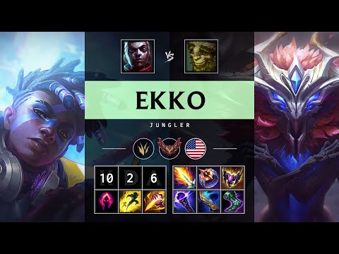 Ekko Jungle vs Ivern: Legendary - NA Grandmaster Patch 25.S1.1