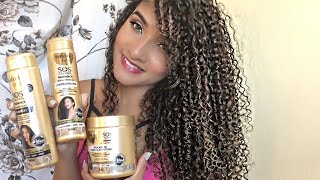 RESENHA DA LINHA SOS CACHOS RADIANCE Brilho Absoluto da Salon Line É BOA MESMO Michelle Marques