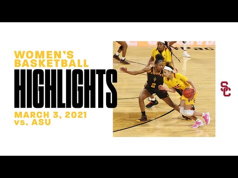 Women's Basketball: USC 71, ASU 65 - Highlights 3/3/21