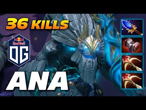 ANA 36 KILLS TINY - Dota 2 Pro Gameplay
