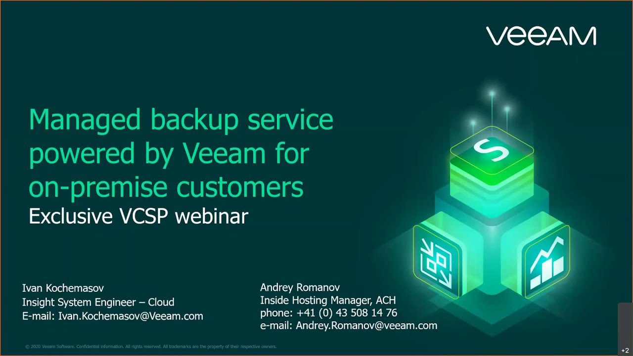 Managed backup service powered by Veeam for on-premise customers video