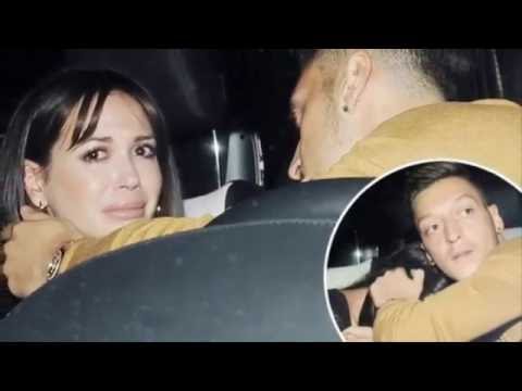 Footballer Mesut Ozil's girlfriend Mandy Capristo breaks down in floods of tears outside ?