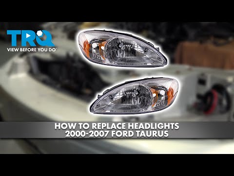 How to Replace Headlights 2000-2007 Ford Taurus