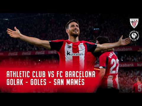 Imagen de portada del video 🎯 Athletic Club vs FC Barcelona – San Mamesen sartutako golak