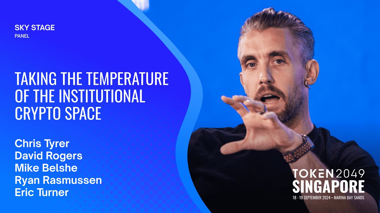Taking the Temperature of the Institutional Crypto Space - TOKEN2049 Singapore 2024