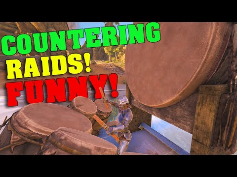 Chased By A REAPER On Our TURRET BOAT! MTS 4 Man pvp S3E15 | Ark: Survival Evolved