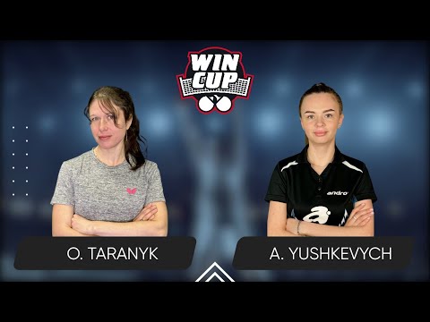 14:00 Olena Taranyk - Anastasiia Yushkevich 26.05.2025 WINCUP Women Professional. TABLE 1