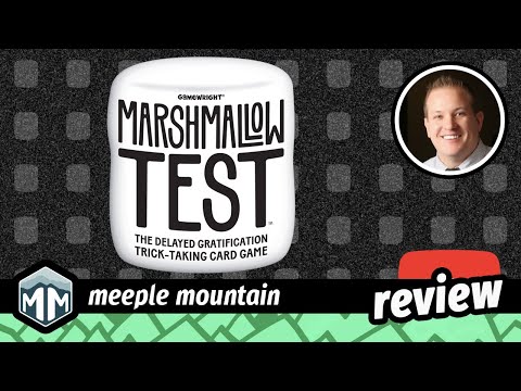 Boardgame Brody - Marshmallow Test - How to Play, Overview & Review