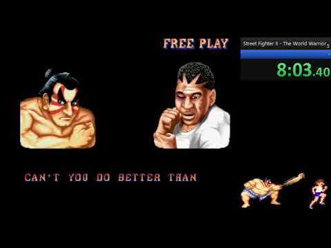 Street Fighter 2 E. Honda SpeedRun 11:31.88