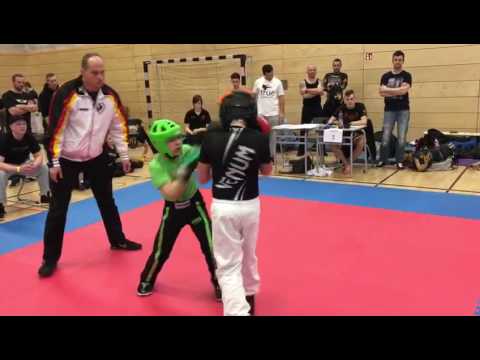 2017-02.25 ISKA Tyler Felde- Sugambrer Fightclub LK- 46kg Finale Munich Open