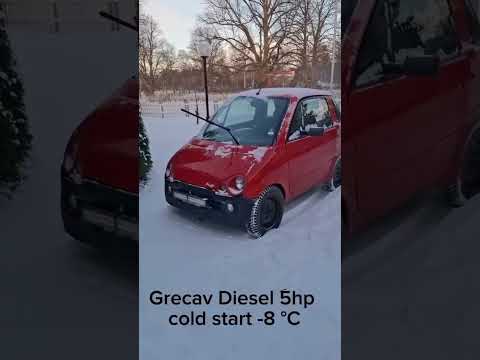 Thumbnail for Grecav EKE -8 C cold start #cars #automobile #coldstart #shorts #diesel by Grecav
