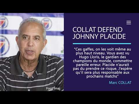 Marc Collat défend Johnny Placide