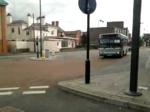 Arriva Inter-Urban - G.H.A  Connect 88 MPD'S Leaving Wrexham