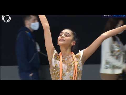 Narmin Bayramova (AZE) Junior Rope QF European RGCH Kyiv2020