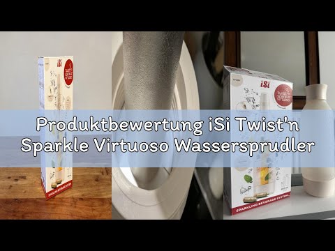 Produktbewertung iSi Twist'n Sparkle Virtuoso Wassersprudler 0.95L – Soda Maker für Sprudelwasser, S