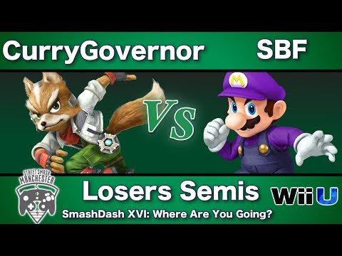 SmashDash XVI - CurryGovernor (Fox) Vs. SBF (Mario) - Losers Semis