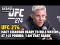 Macy Chiasson Ready To Rule The Waters At 145 Pounds: ‘I Am That Shark’ | UFC 274 | MMA Fighting