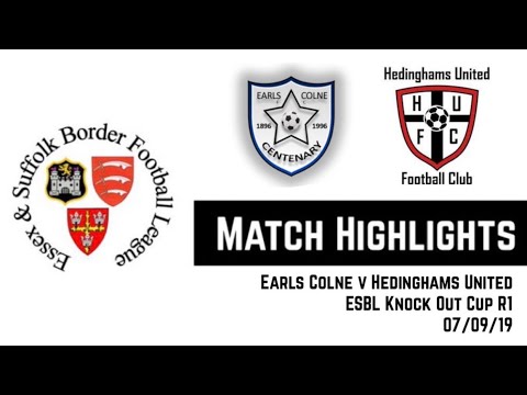 MATCH HIGHLIGHTS 🎥| Earls Colne 2-0 Hedinghams United - ESBL Knock Out Cup Round One