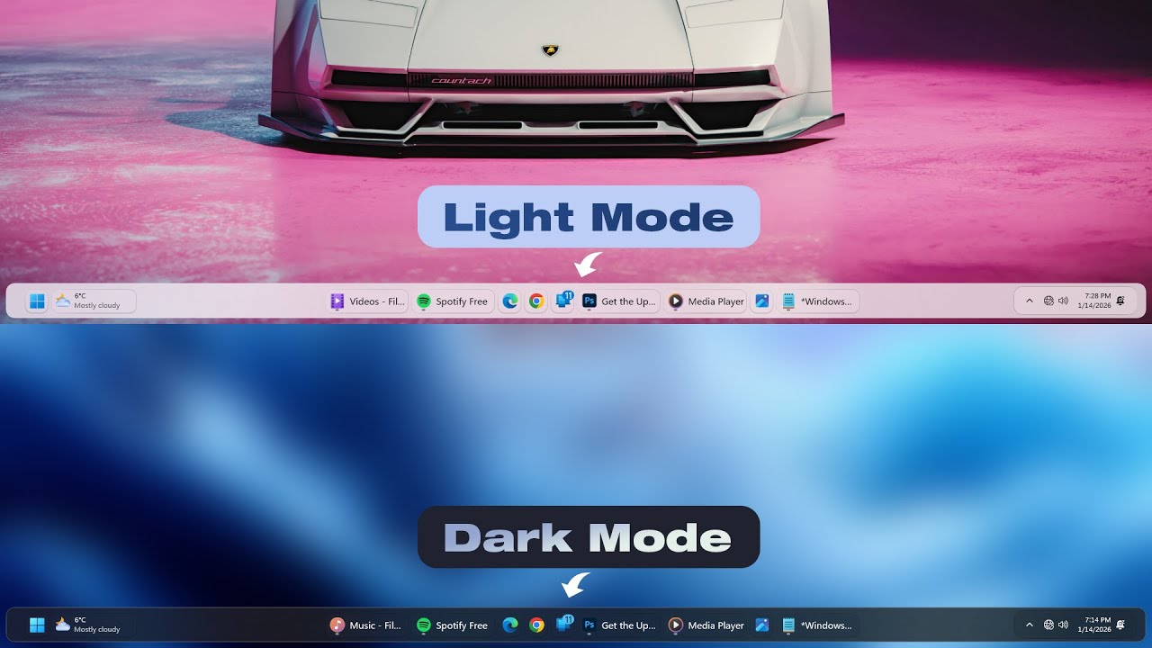 Get the Updated 2026 Style Windows 11 Taskbar on Your PC!