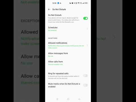Do Not Disturb On In Oppo Reno 8, Do Not Disturb Setting In Oppo Reno 8, How To Enable Dnd In
