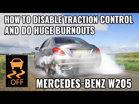 How To Turn Traction Control Off In W205 Mercedes Benz C200 C Class ESP - Tech Tip EP#1