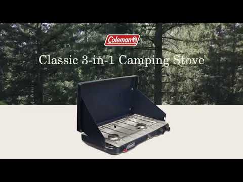 Coleman Classic 3-in-1 Camping Stove, 2 Burners
